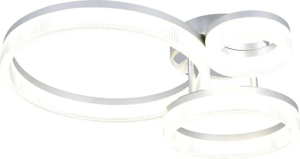 Plafonnier LED design MOVA blanc grand format 51x40,5 cm ultra plat