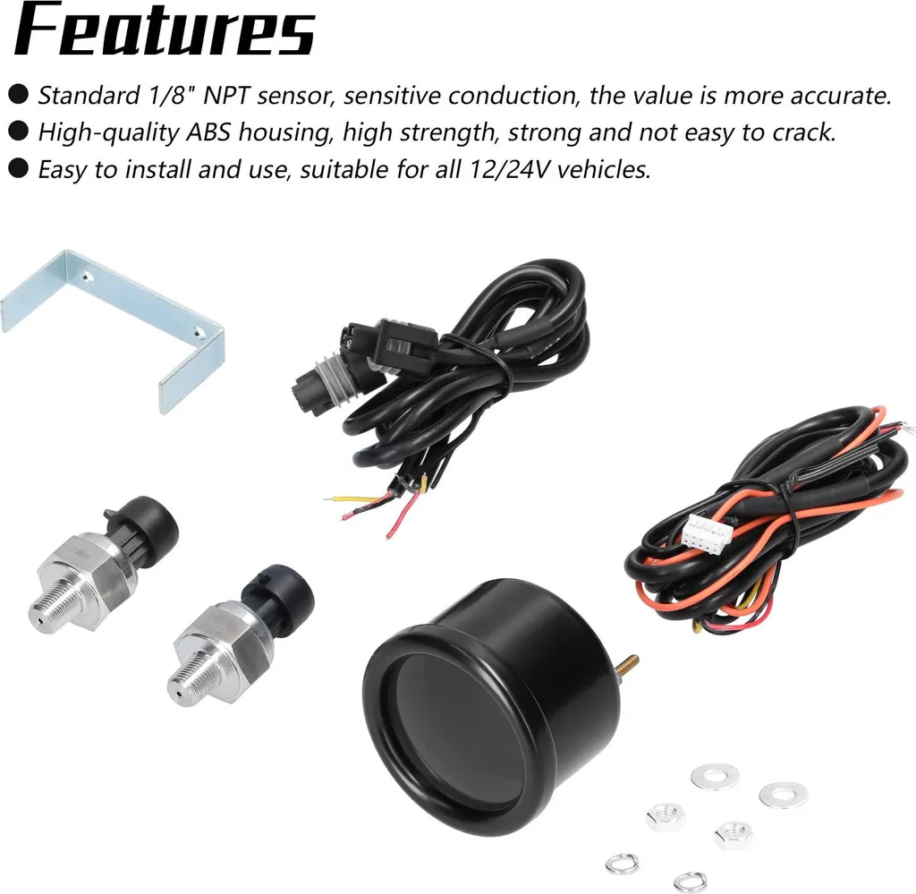 Indicateur de Pression de Suspension pour Camping-Car et Camion LED - 4