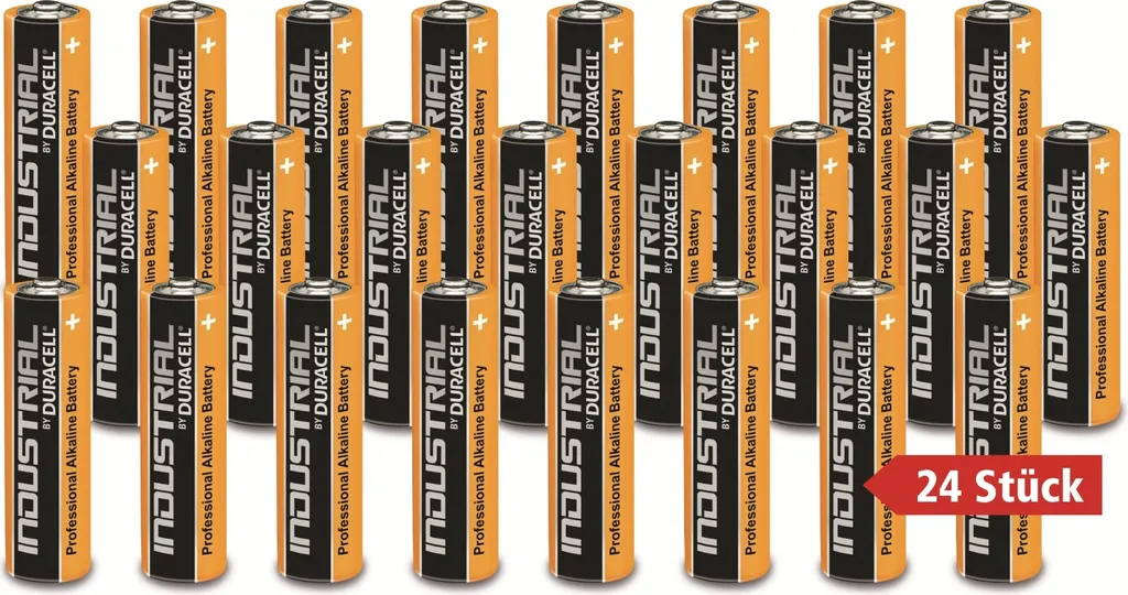 Batteries LR6 AA Duracell Procell 1.5V pour Usage Professionnel - 24 Piles