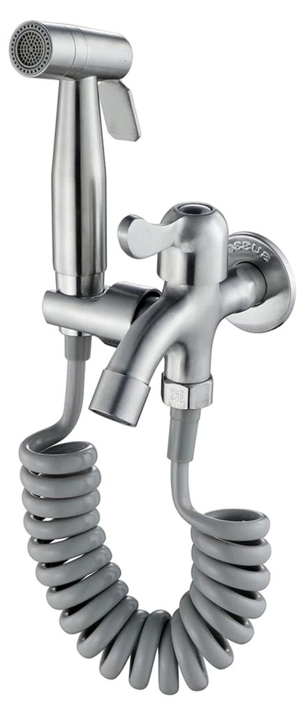 Hand-Bidet-Sprühgerät for die Toilette, wandmontiertes Stoffwindel-Sprühgerät, Bidet-Aufsatz, Badezimmer-Sprühstrahl for die persönliche Hygi...