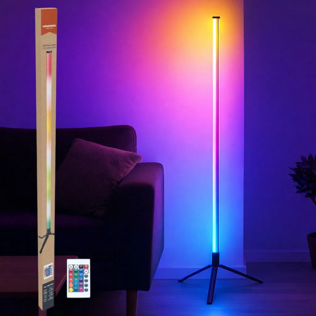 Lampe de Sol RGB pour Gaming et Décoration - Lampadaire LED USB 120 cm