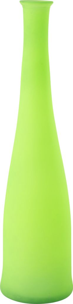 J-Line Vase Bottle Glass Neon Green Small