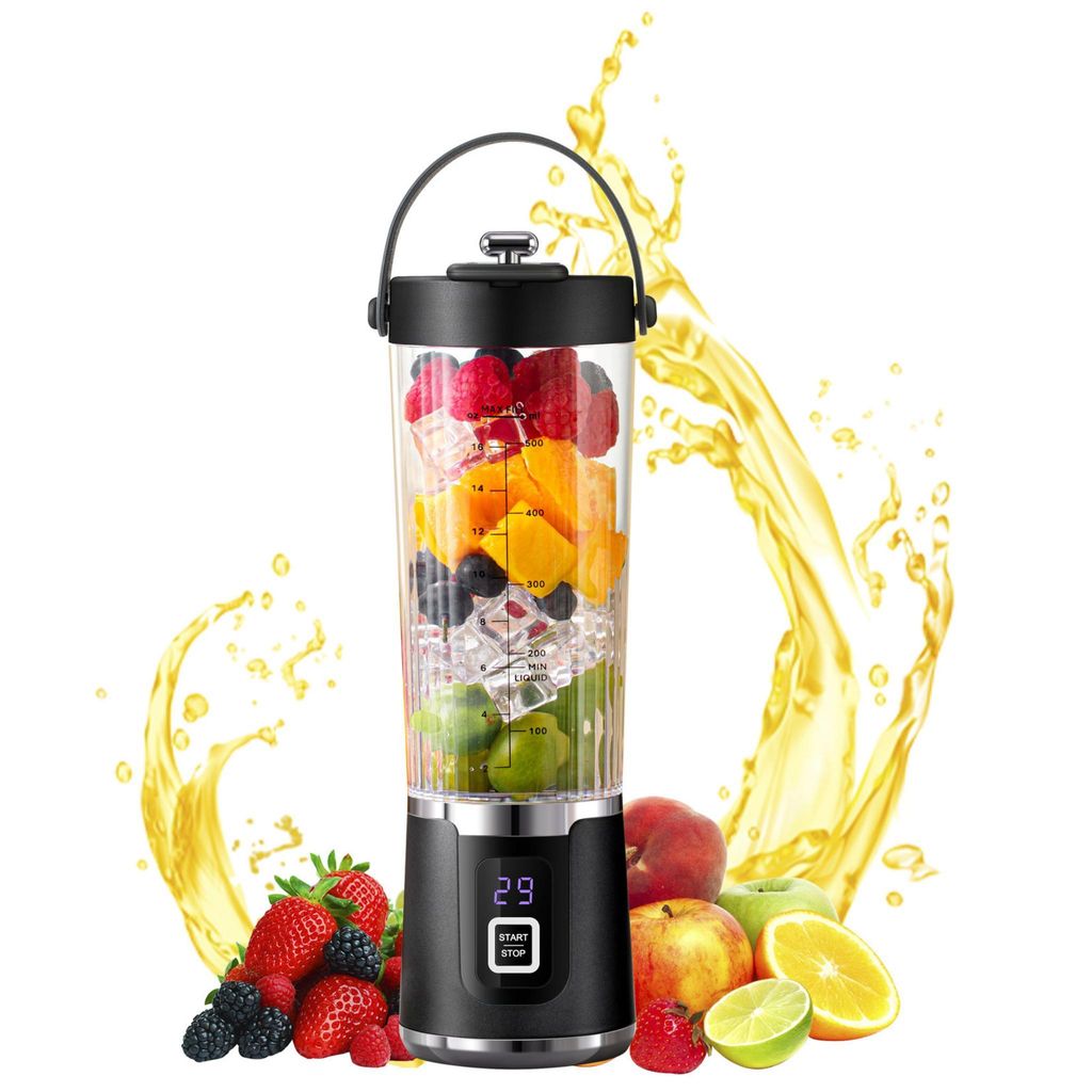 500ml Frischsaftflasche, 3 Geschwindigkeitsstufen, 200 W & Produktbild 