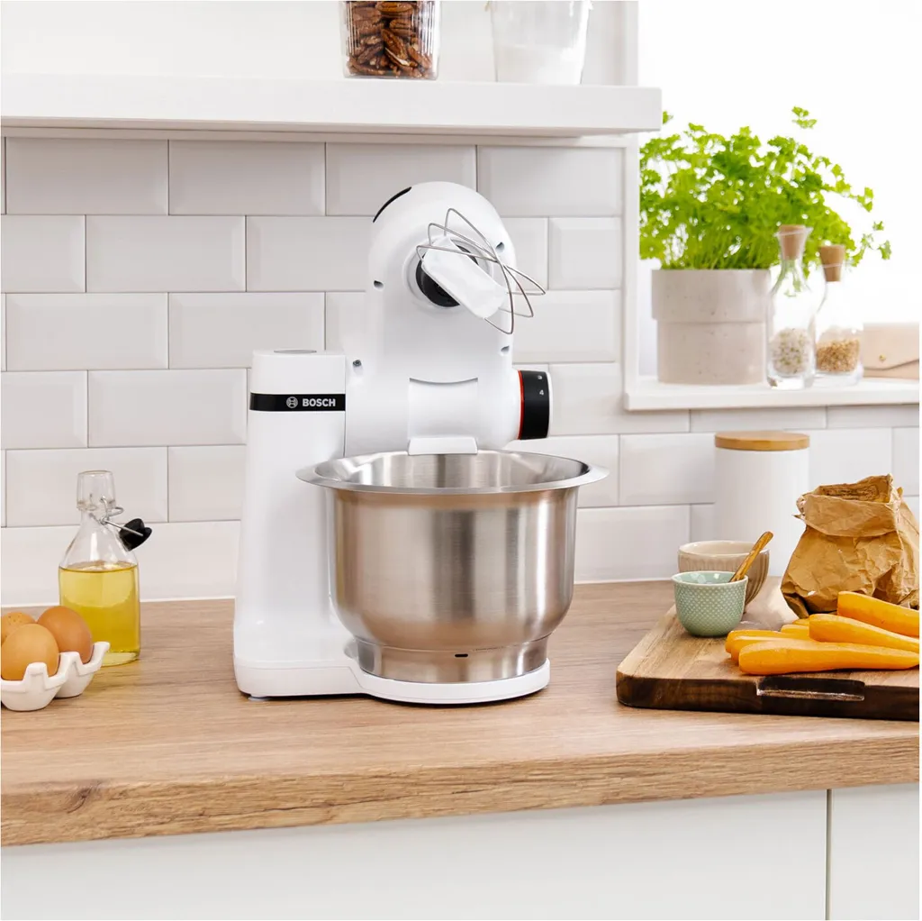 Robot de Cuisine Multifonction Bosch MUMS2EW00 Blanc 4 Vitesses