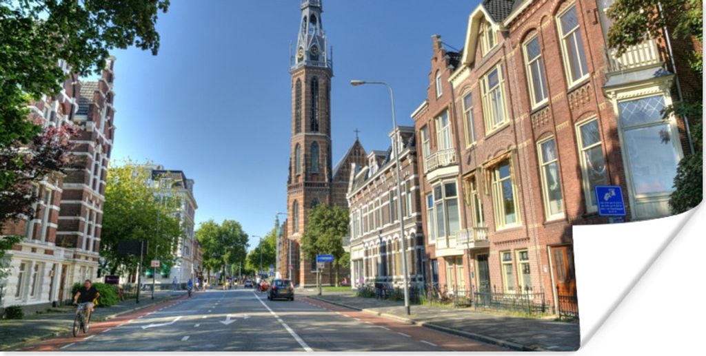 MuchoWow Poster Groningen - Kathedrale - Stadt 150x75 cm - ohne Rahmen