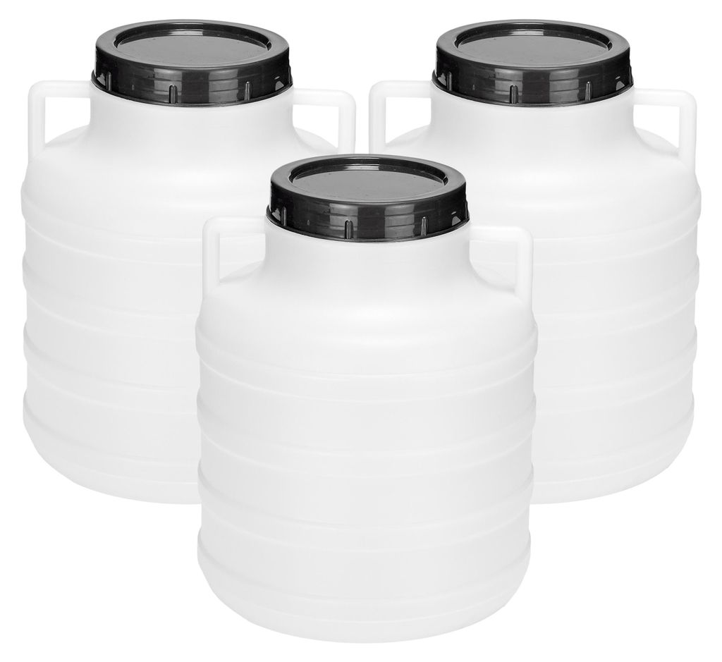 Garronda Set 3x 5 Liter Weithalsfass BPA-frei Futtertonne Produktbild 