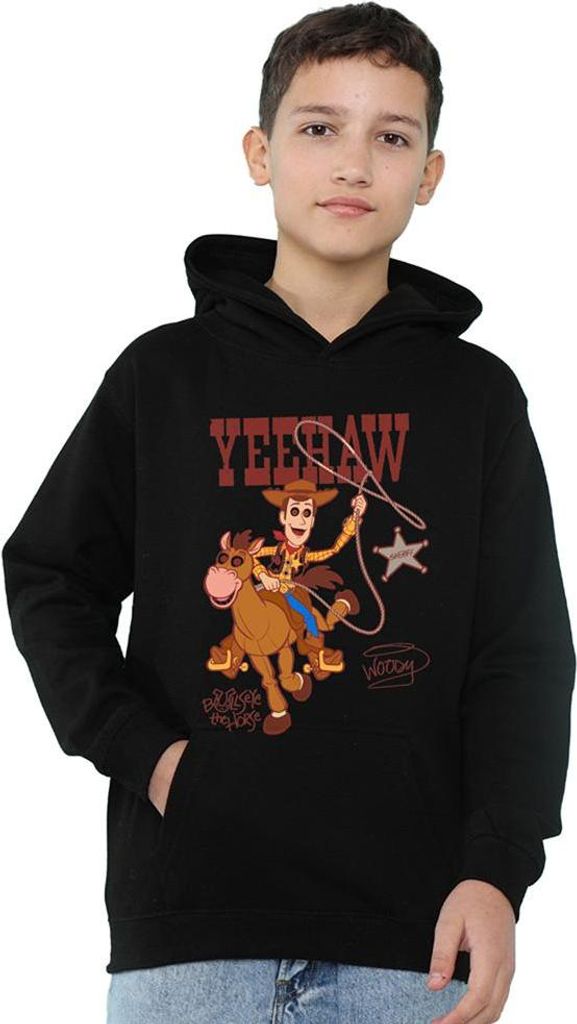 Toy Story - "Yeehaw" Kapuzenpullover für Kinder TV23834 (128) (Schwarz)