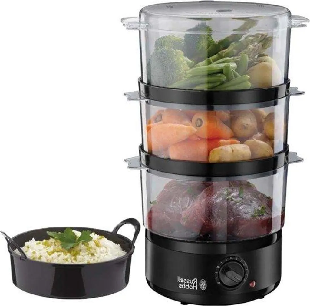Cuiseur vapeur automatique 70L sans BPA avec programmation facile