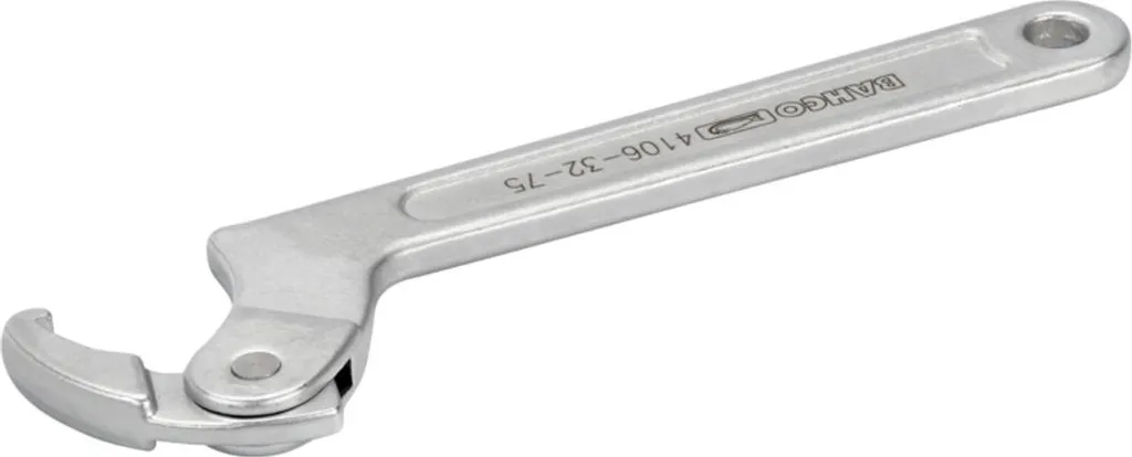 Clé à Ergot Bahco 203 mm Finition Chrome - Capacité 32-75 mm Argent