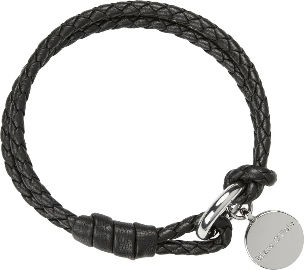 Marc O'Polo Abella Bracelet: Qualità Pelle di Agnello e Design Nero