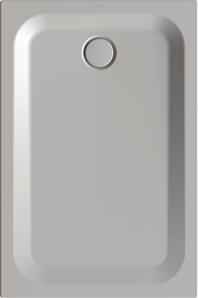 BetteUltra Rechteck-Duschwanne mit Minimum-Wannenträger, 1200x800x35mm, 1680-413T1