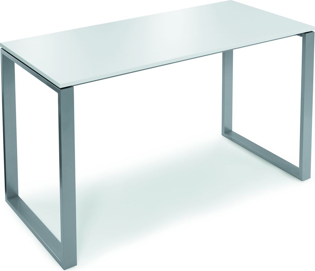 Stehtisch 160x80x110cm Gestell si Platte ws