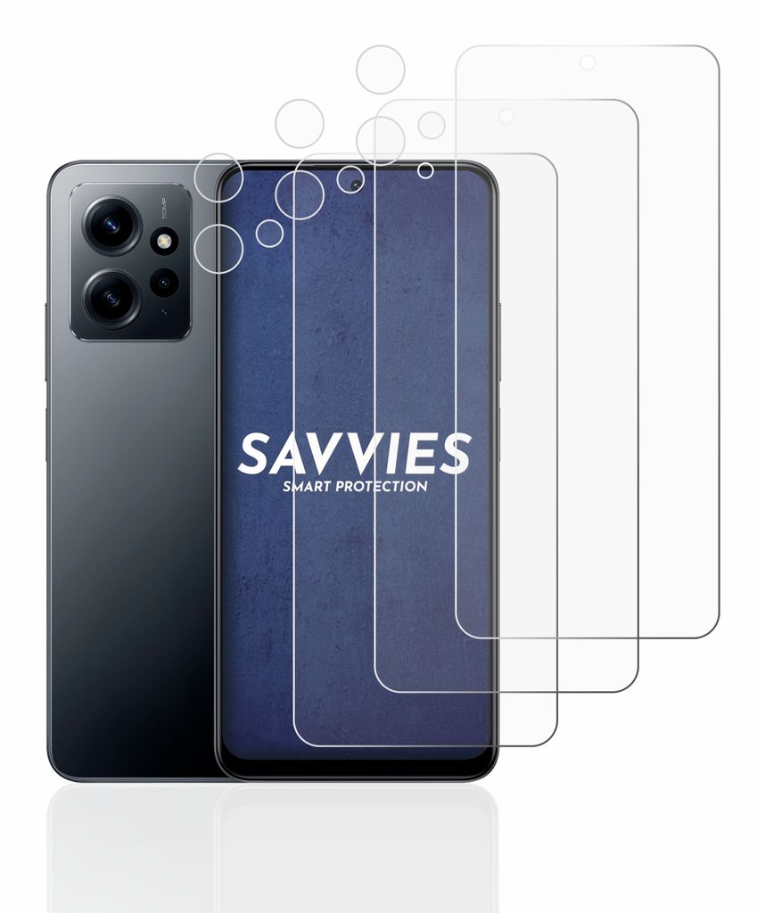 savvies 6 Pezzi Pellicola Protettiva per Oppo Watch Free Protezione Schermo Trasparente
