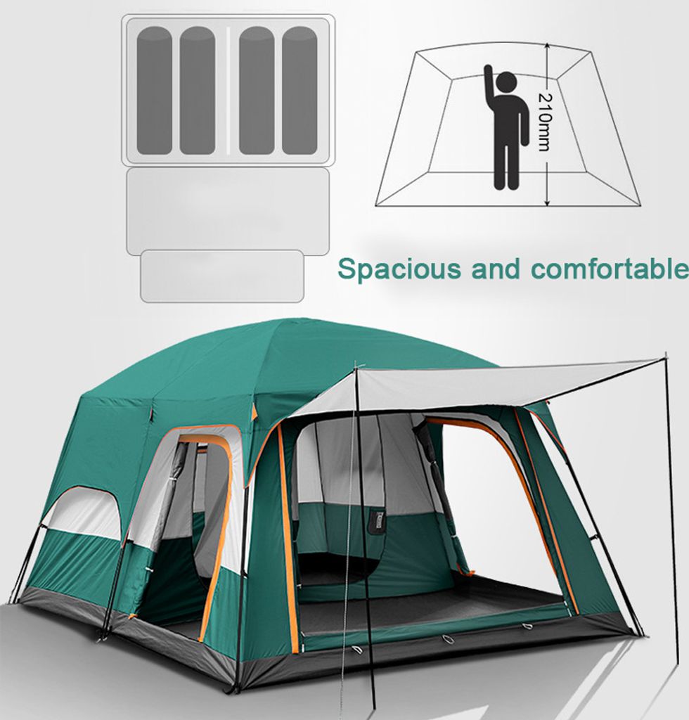 VidaXL Zelt-Abdeckplane 2,5x5m Hellgrau - Wasserdicht & UV-beständig Für Camping