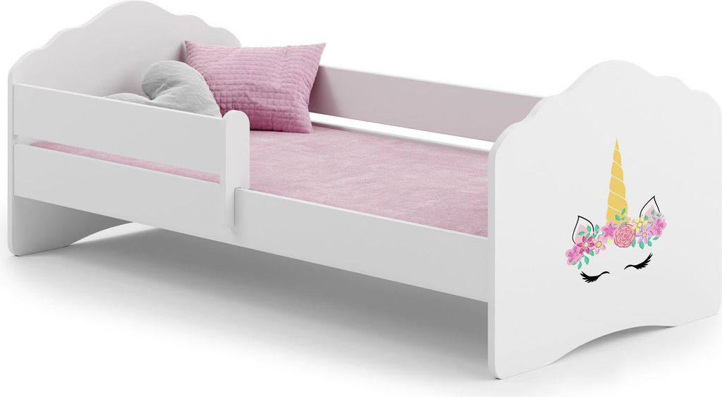 Letto singolo Wave 160x80 con divisorio - Angolo Unicorno Immagine del prodotto 