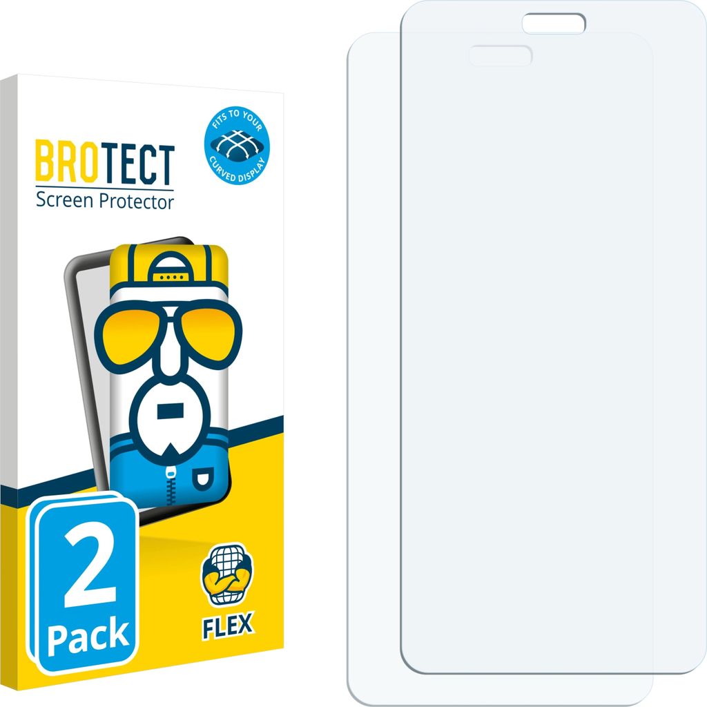 2x BROTECT Fullscreen Schutzfolie für Xiaomi 12 Lite 5G NE Displayschutz Folie Fullcover Klar Transparent