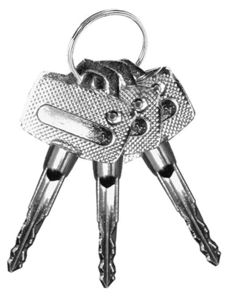 Kluis met mechanisch slot, 23x17x17 cm, zwart Productafbeelding 