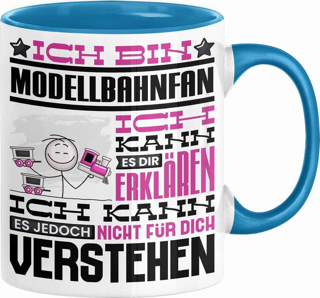 Modellbahnfan Geschenk Kaffee-Tasse Geschenkidee für Produktbild 