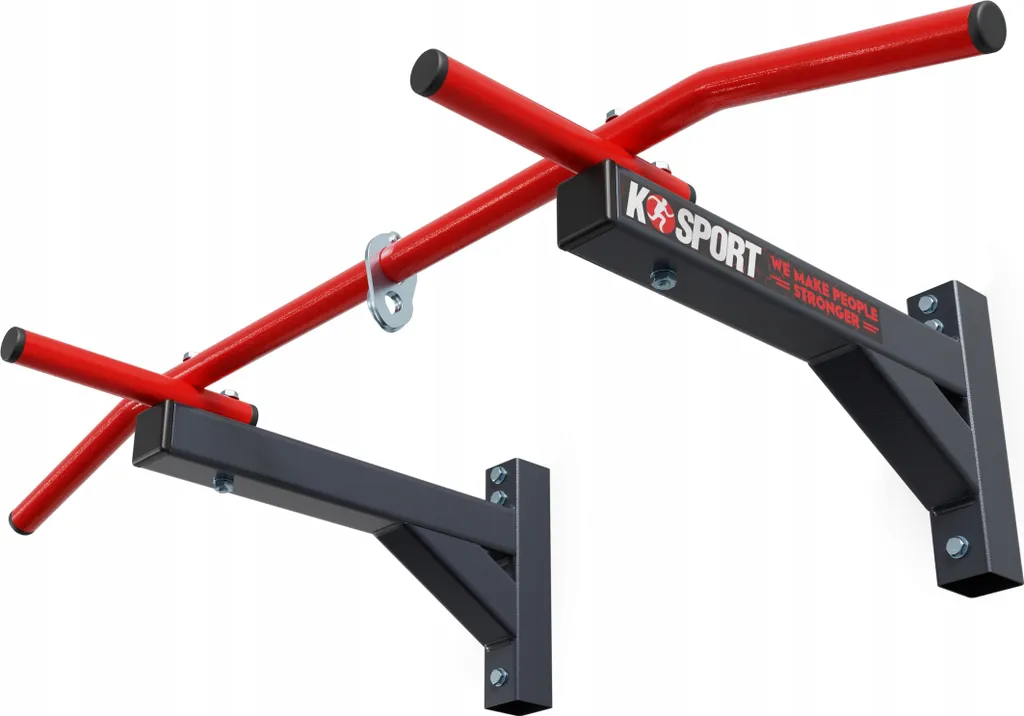 Barre de musculation murale multi-prises pour tractions et cross-training
