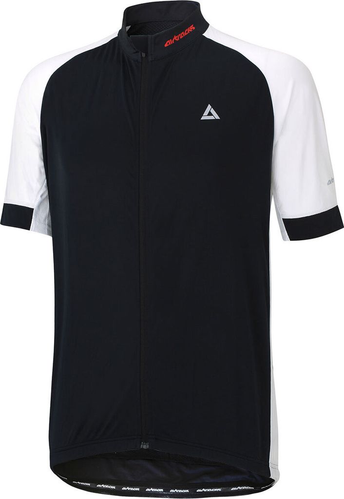 Airtracks Fahrradtrikot Kurzarm Pro Line schwarz-weiß L
