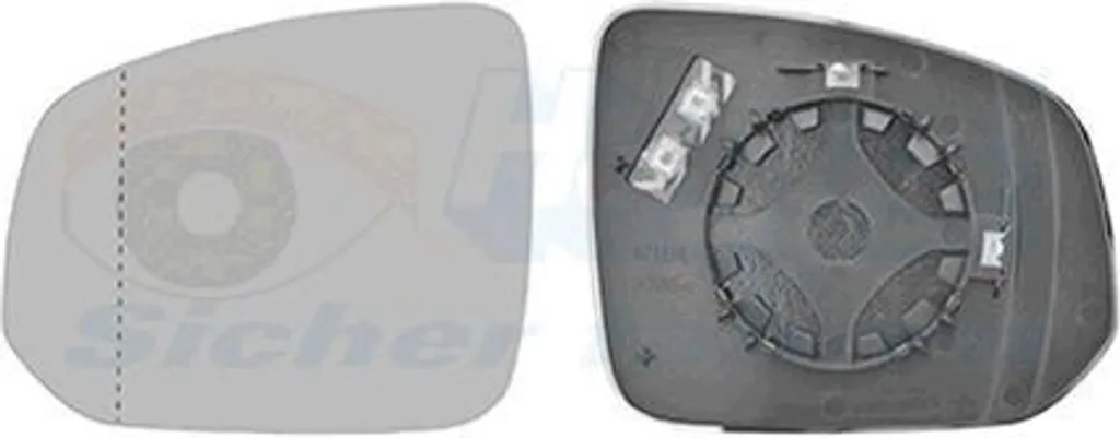 Rétroviseur extérieur pour VOLVO XC90 II miroir chauffant asphérique