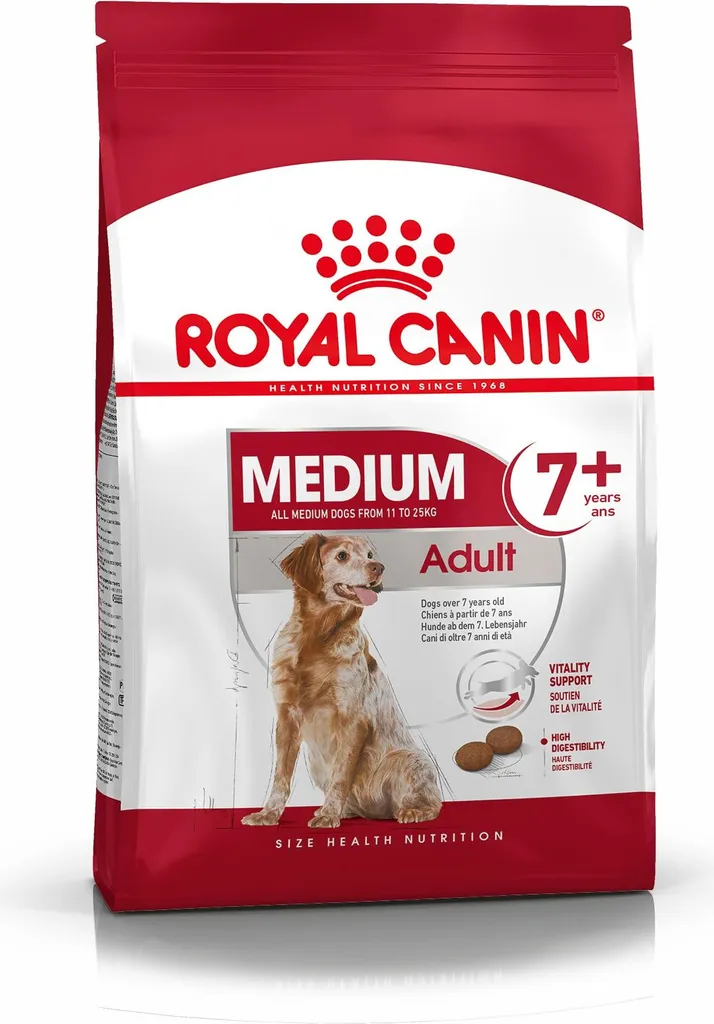 Aider son Chien Senior avec Royal Canin Medium Adult 7+ Croquettes 4kg