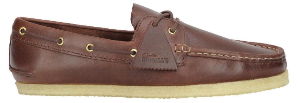 Clarks Godney Boat 26186503 7, Schnürschuhe in Braun für Herren, Größe 41,5