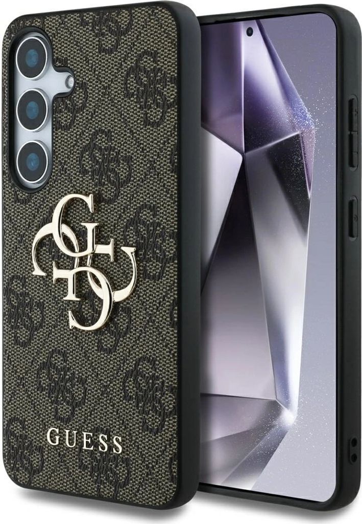 Raten Sie das Big 4G Logo Klassisches Logo Samsung Galaxy S25+ Plus braun
