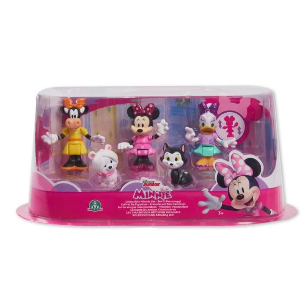 Minnie, Box mit 5 7,5 cm Gelenkfiguren, 5 Sammelfiguren, Spielzeug für Kinder ab 3 Jahren, MCN19