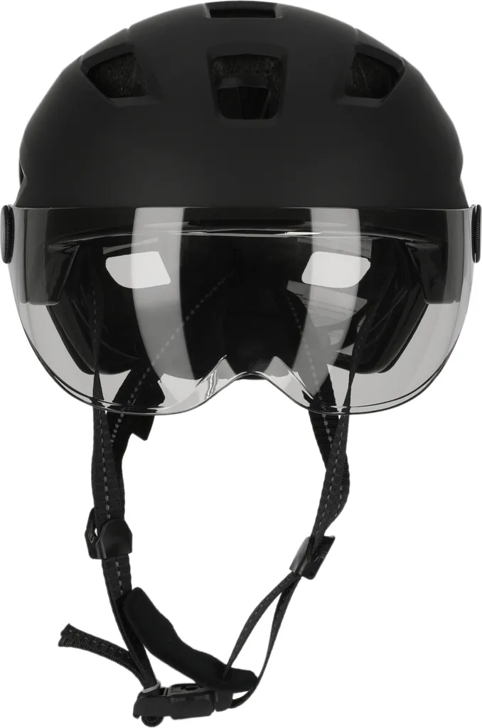 Casque de Vélo Électrique Homologué avec Coque Rigide Oak Black Taille L