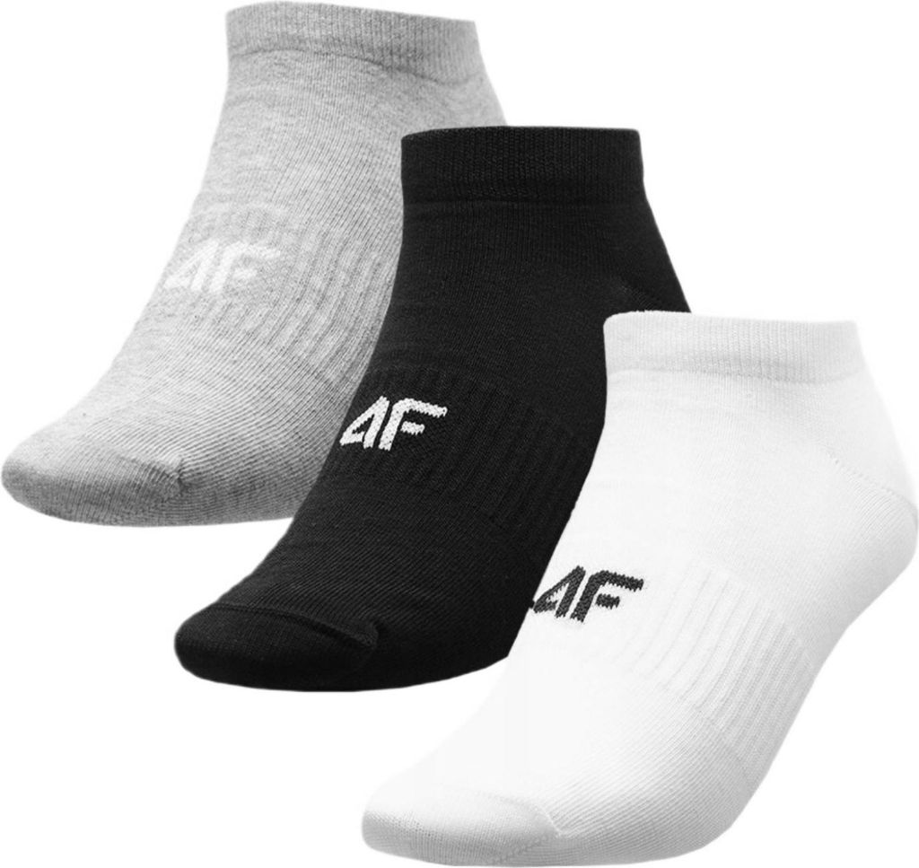 3 Paar Unisex 4F Baumwoll-Multi-Socken 39/42 EU