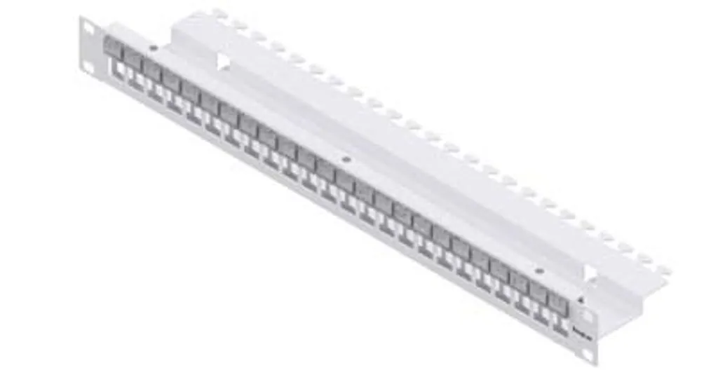 Panneau Keystone 1U 19" avec Étiquetage Inclus pour 24 Modules Réseau