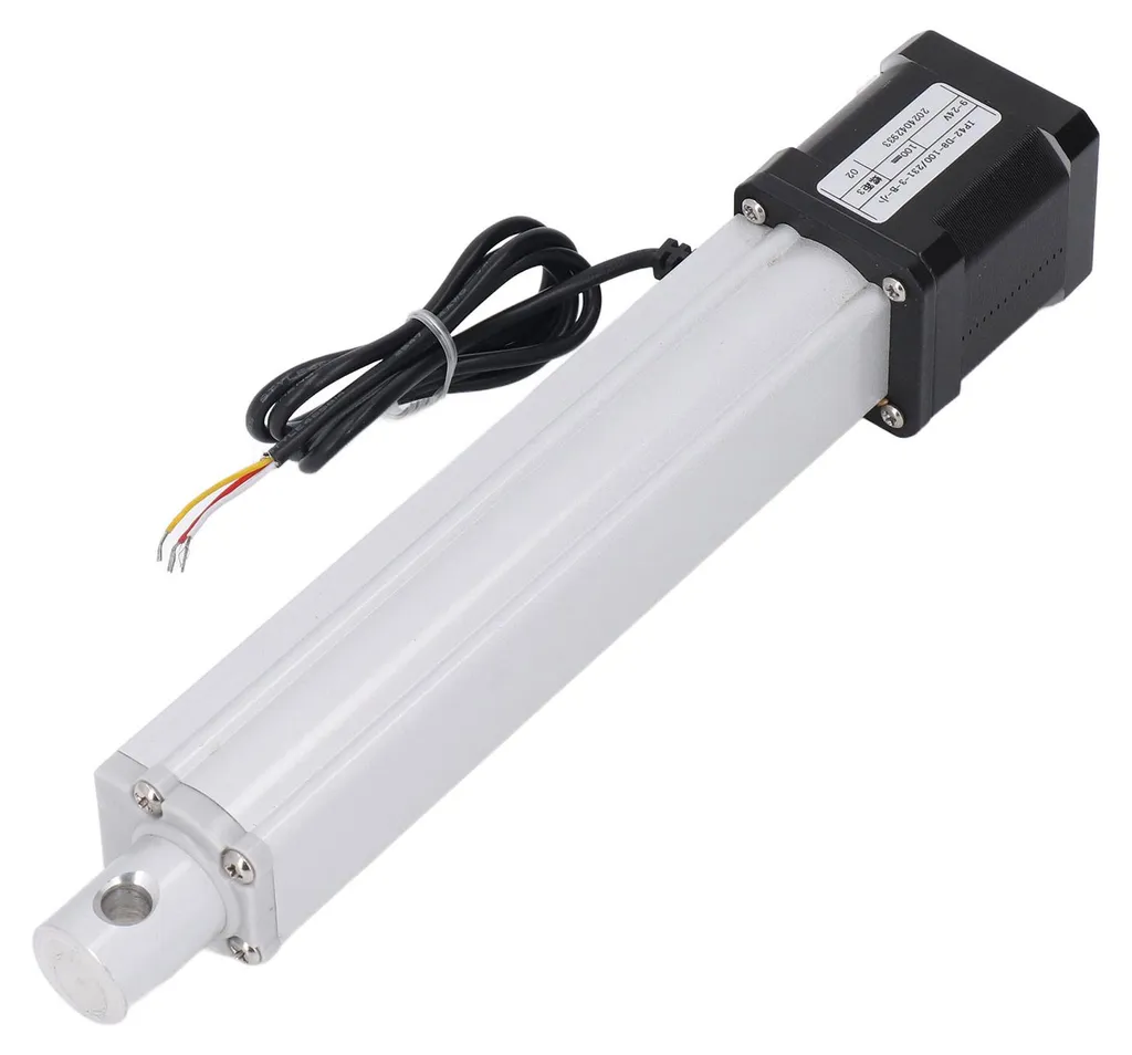Vérin électrique 12V 24V course 100mm pour motorisation télescopique