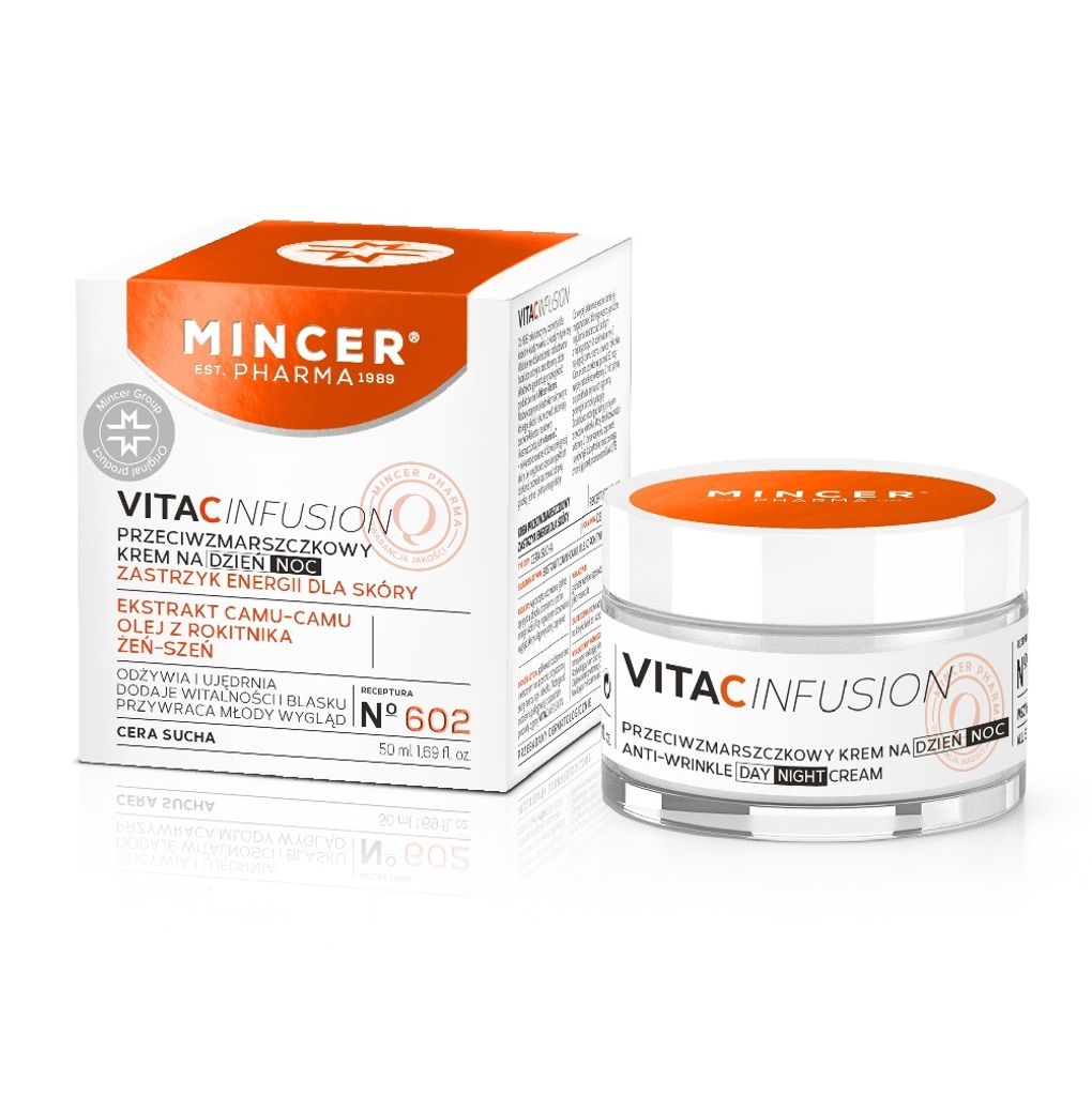 MINCER PHARMA Vita C Infusion Anti-Falten Tages-/Nachtcreme Nr.602 50ml