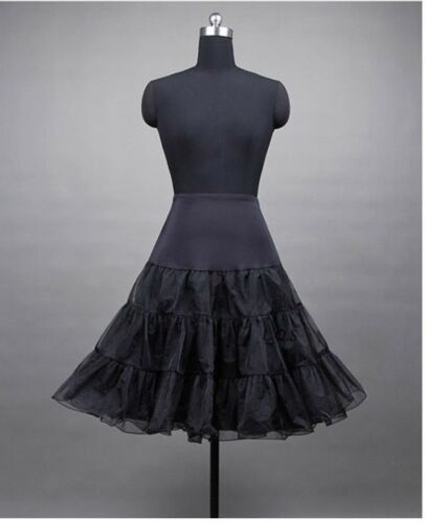 50,60er Jahre Petticoat Fasching Tüllrock Dirndl Rock Retro Unterrock Damen Klei 