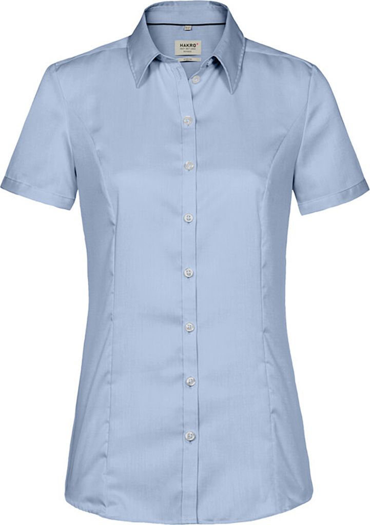 HAKRO Hakro Damen Bluse Business 1/2 Arm #112 Gr. XS himmelblau