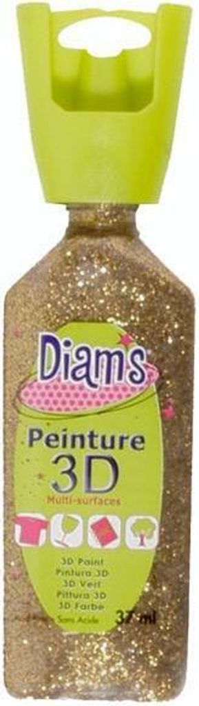 Farbe Diam's 3D - Glitzernendes gold
