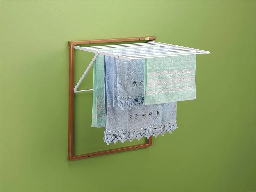 Séchoir Lèche-mur en bois pliable Curry AR-It il Cuore del Legno 65m