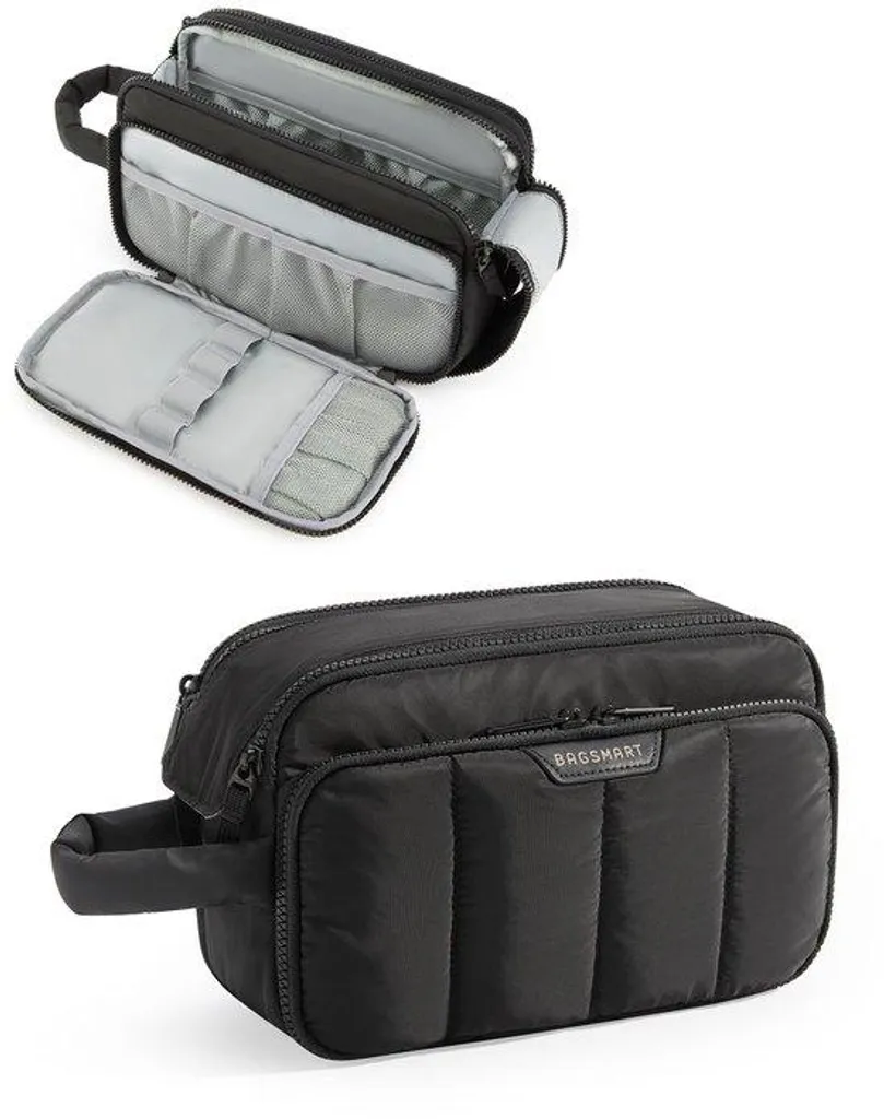 Fini le désordre : Grande valise noire à large ouverture pour femme