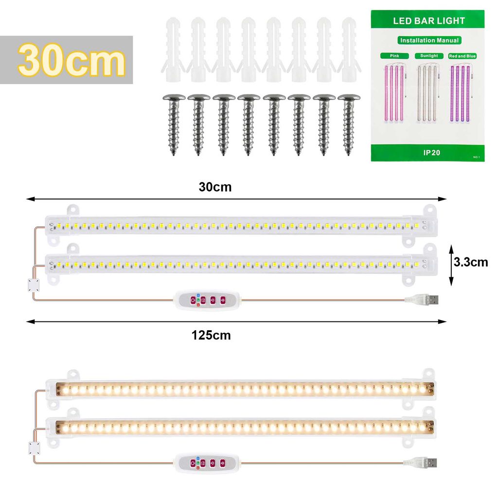 LED lampa pro rostliny časovač, LED rostoucí lampa Obrázek produktu 