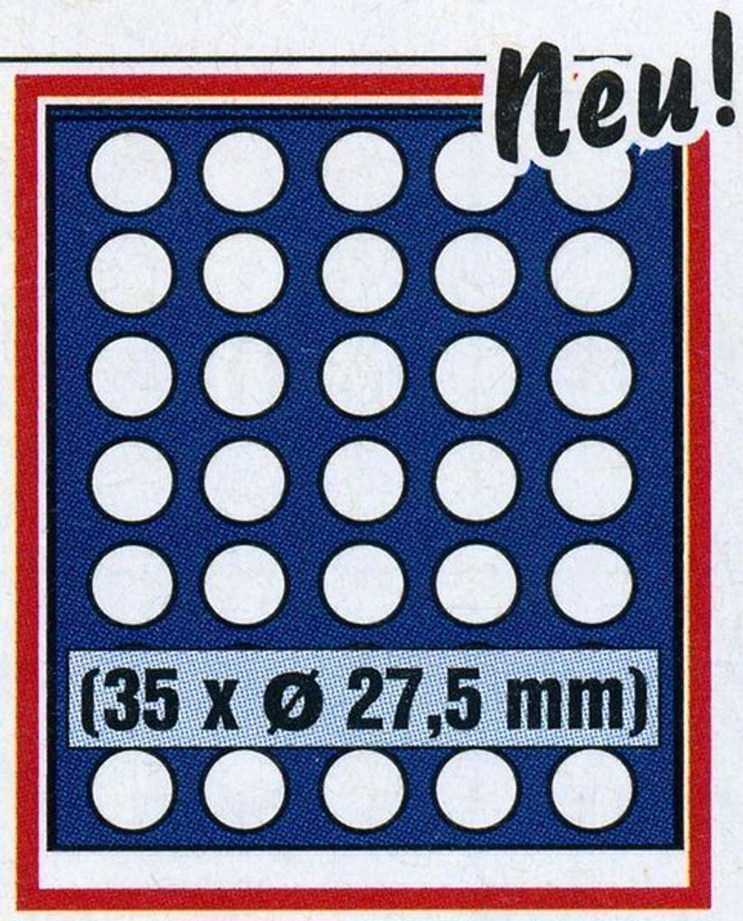SAFE 6828 NOVA Element exquisite Holz-Münzbox für 35x 5-Euro (27,5mm)