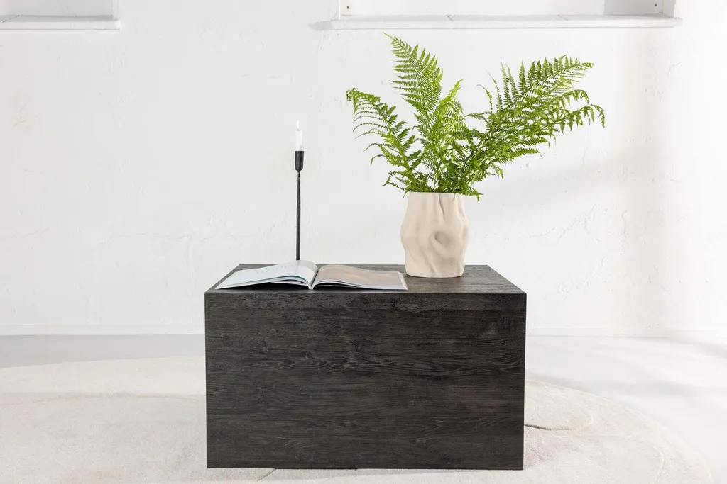 Table Basse York Anti-Rayures 60 cm - Solution Durable Salon Bois Marron