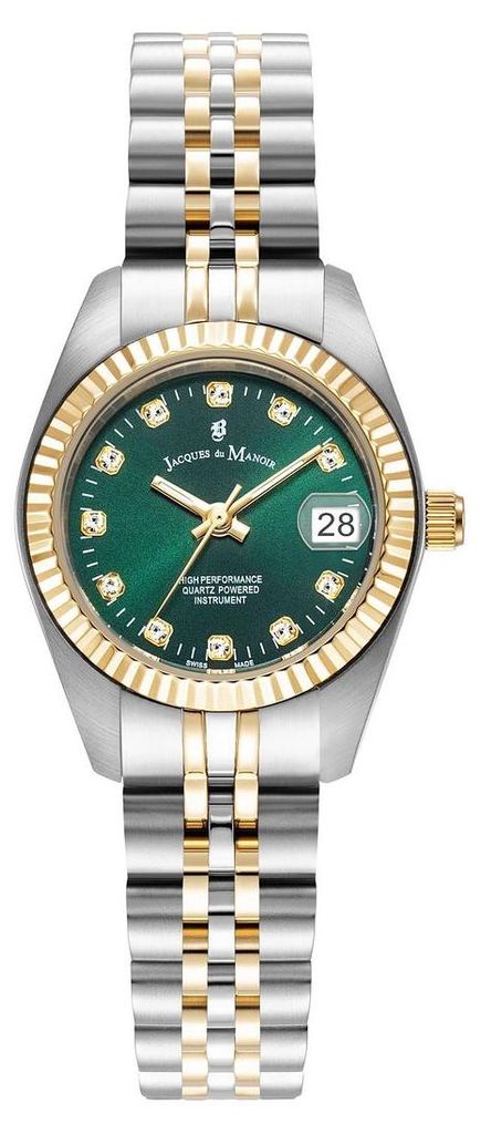 Jacques du Manoir Hodinky s datem Inspiration classic Green Obrázek produktu 