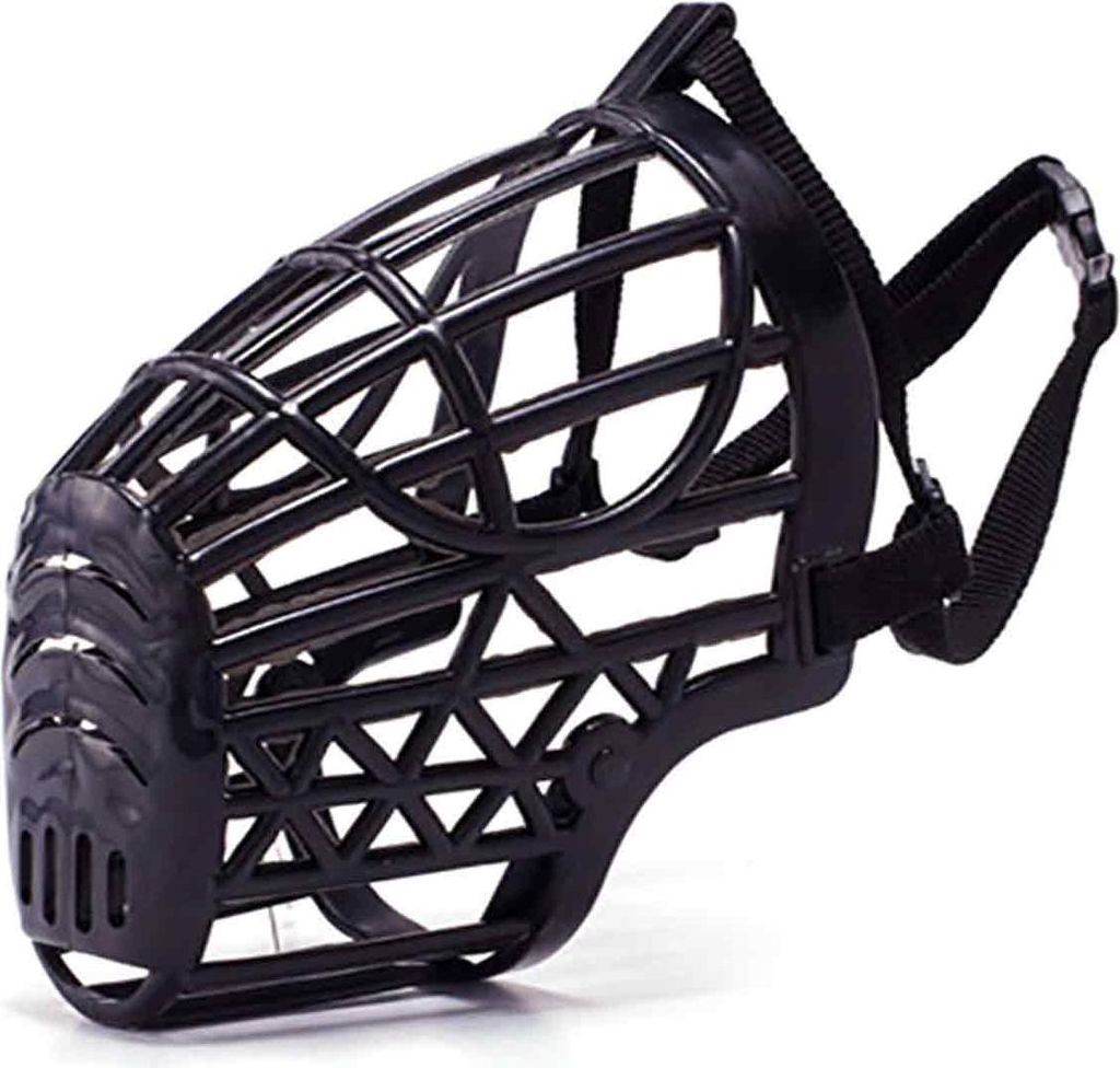Maulkorb für große, mittelgroße und kleine Hunde, Käfigmaulkörbe zur Verhinderung von Beißen, Kauen, Lecken und Aasfressen, Mundschutz mit ve...
