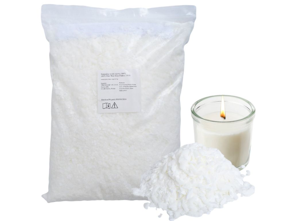 Sojawachs 1Kg Natürlich Eco Für Sojakerzen 1Kg Kerzen