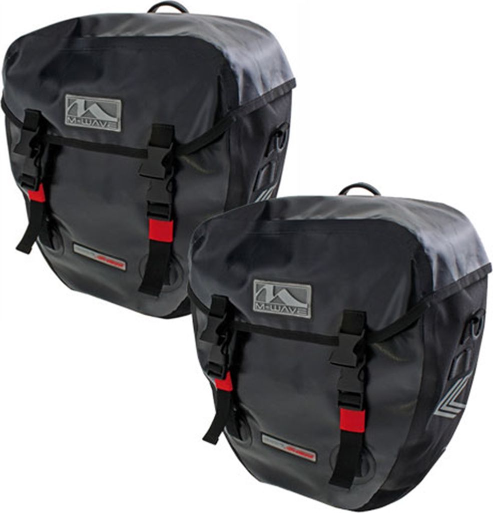 M-Wave Alberta, Hinten, Fahrradtasche, Schwarz, 40 l, 130 Produktbild 
