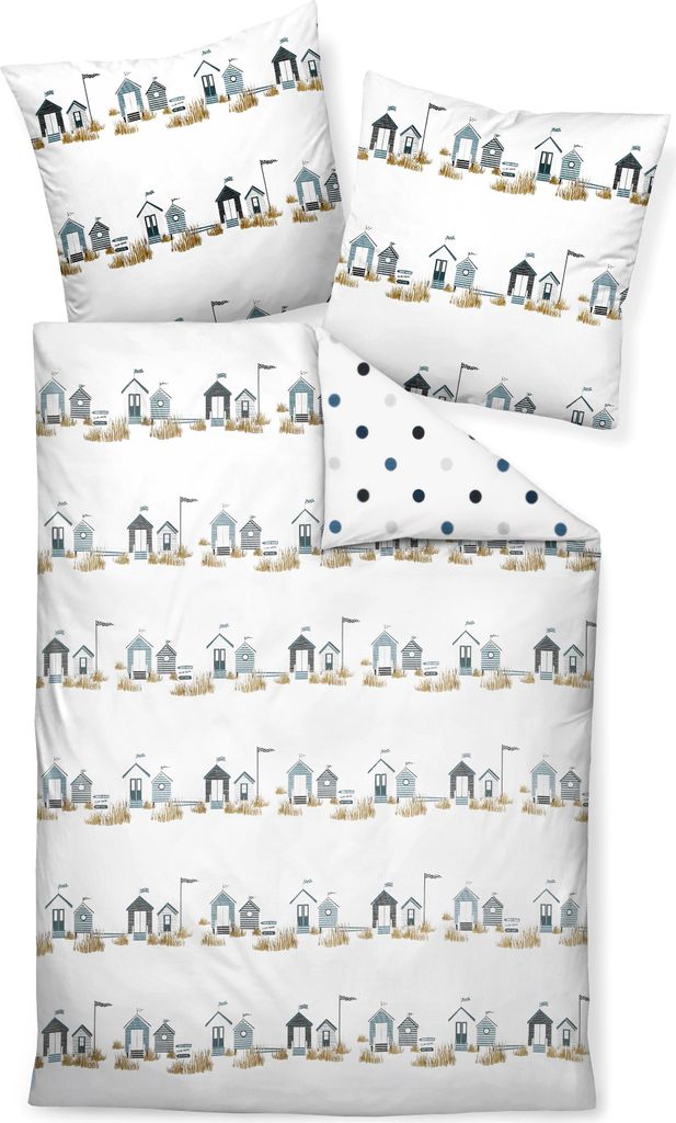 Janine Bettwäsche PALERMO Mako-Satin 155x200 cm, mit 1 Kissen