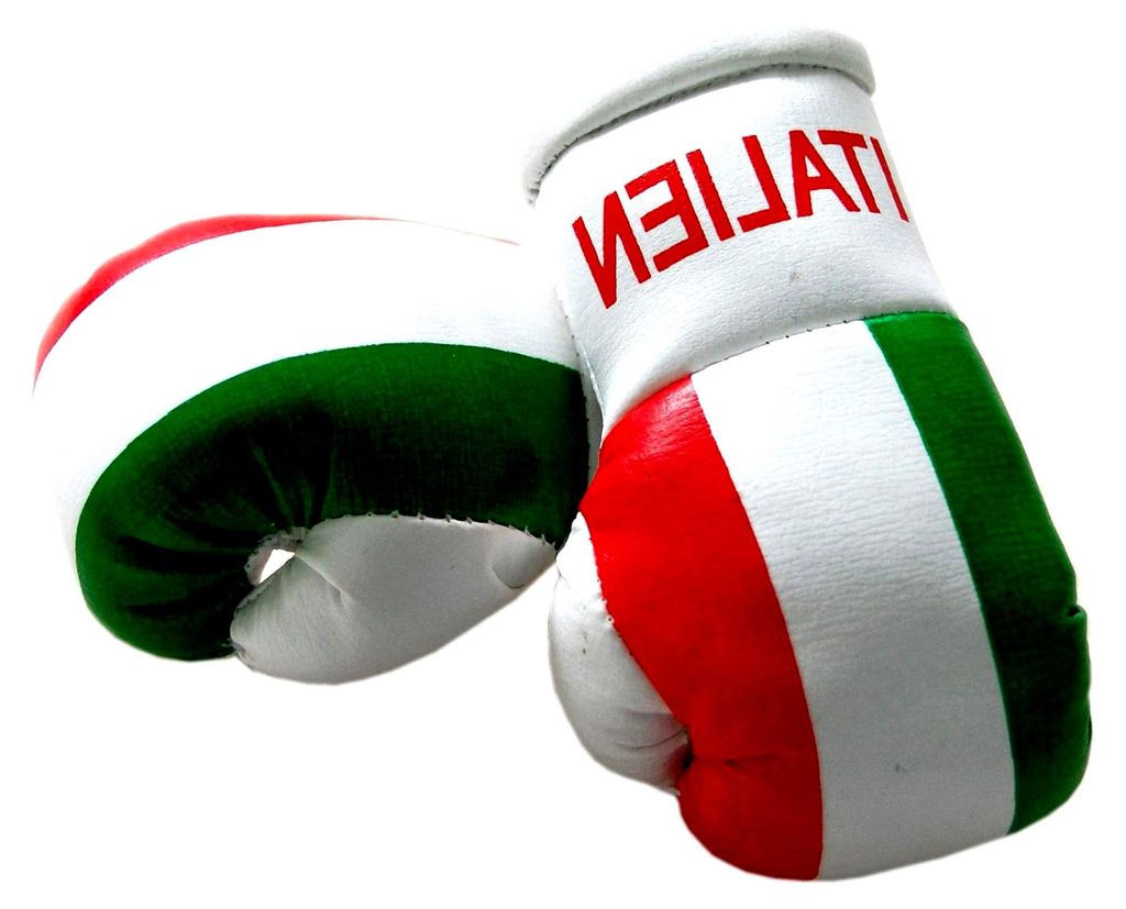 Mini Boxhandschuhe Italien für Innenspiegel Auto