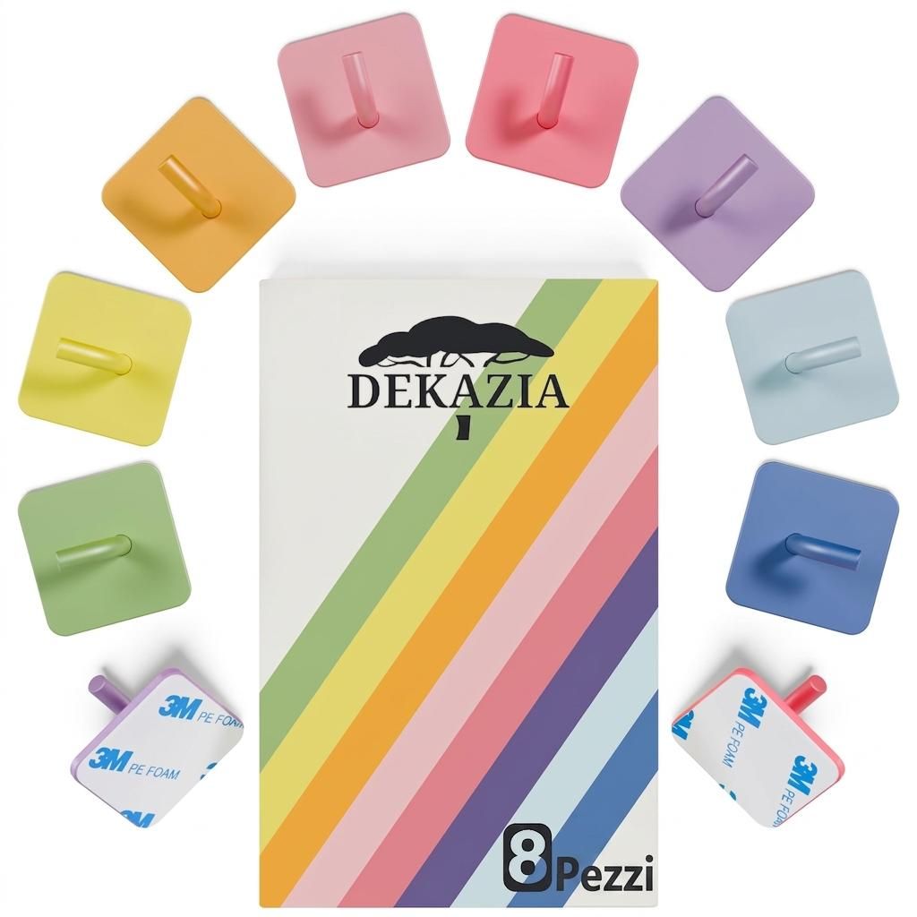 DEKAZIA® Set di 8 ganci appendiabiti per bambini Immagine del prodotto 