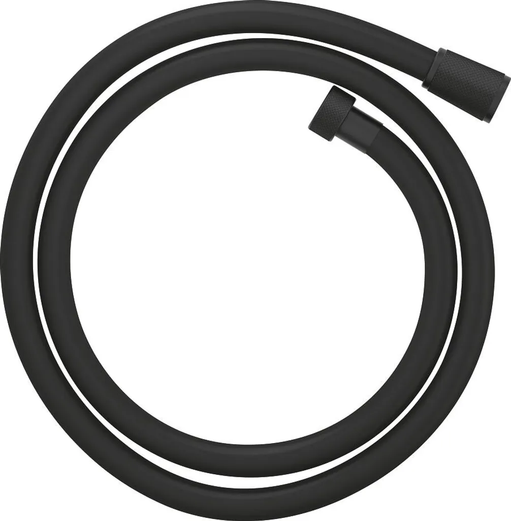 Tubo Flessibile GROHE Silverflex 25 cm Nero Opaco - Design TwistStop